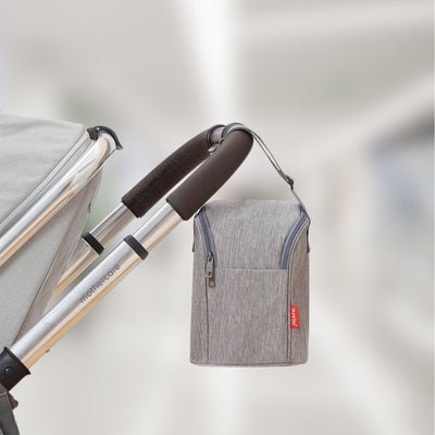 Sac Isotherme Biberon gris