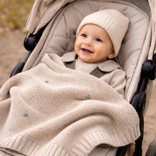 Couverture Bébé au Tricot crochet