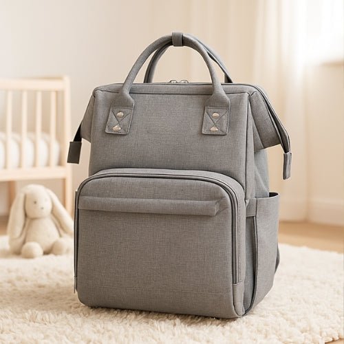 Sac à Langer Sac à Dos gris clair
