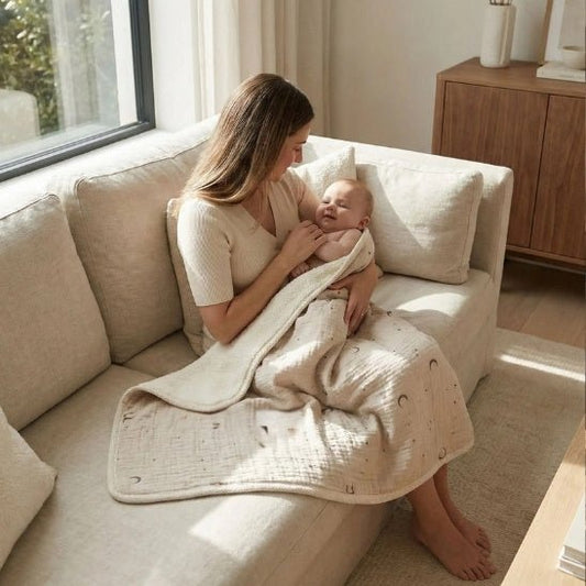 Couverture Bébé Polaire  Écologique & Respirante