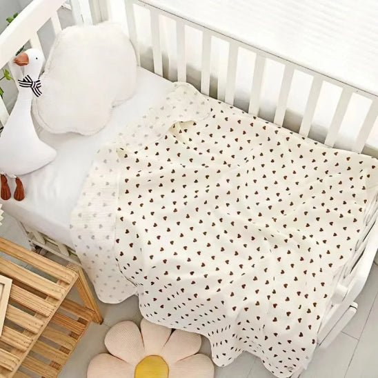 Couverture bébé | 100% Coton Bio Doux - Bebe - nise