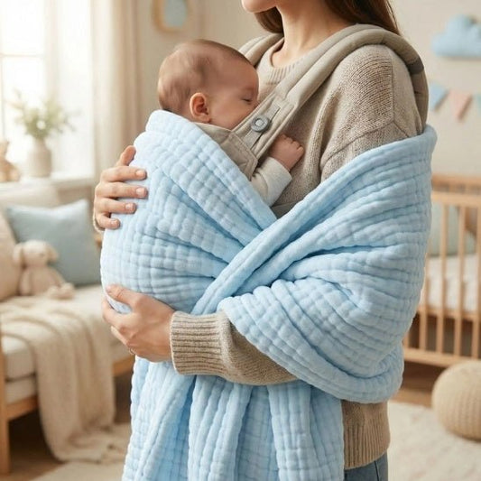 Couverture Bébé en Coton | 12 Couches Absorbante