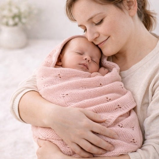 Couverture Bébé en Crochet  | 100% coton