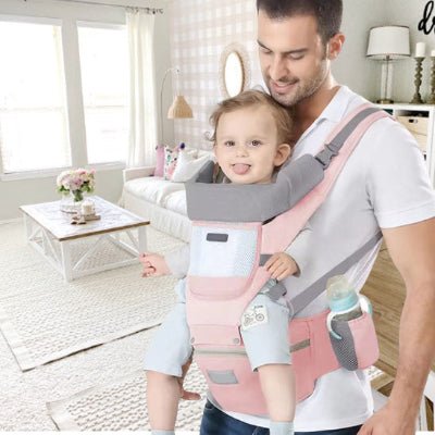 Porte Bébé Ergonomique rose
