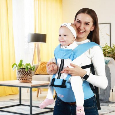 Porte bébé pour randonnée bleu 