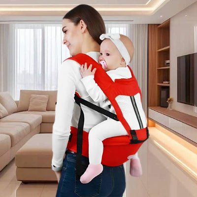 Porte bébé pour randonnée rouge