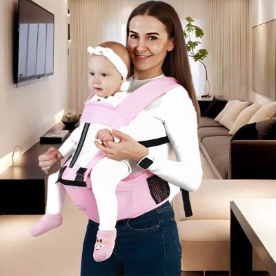 Porte bébé pour randonnée rose