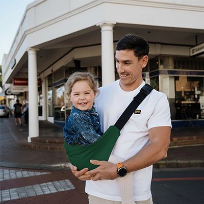 BEBE PORTE EN ECHARPE | Ergonomique PortéCœur™ - Bebe - nise