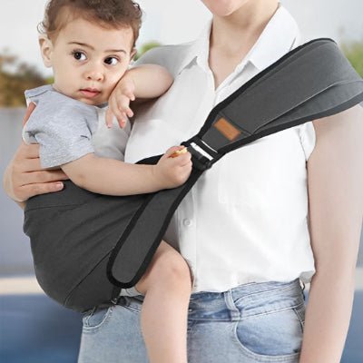 Écharpe de Portage Bébé gris 