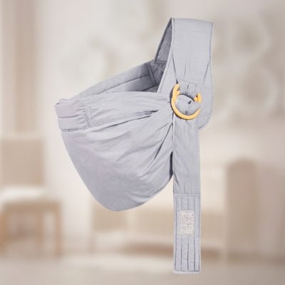 Écharpe de Portage Bébé gris 