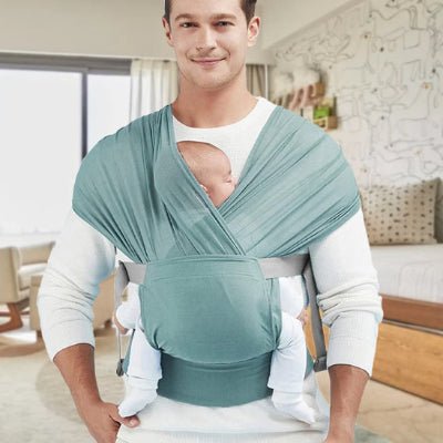 Écharpe de Portage Bébé | Physiologique & Mains Libres