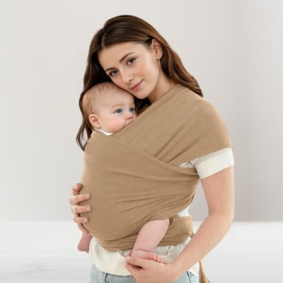Écharpe de Portage Nouveau-Né beige 