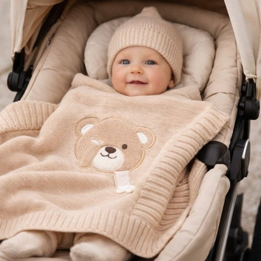 Couverture Bébé Tricot | Douceur Premium