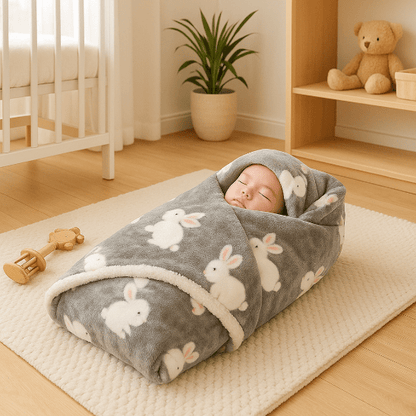 COUVERTURE CHAUDE POUR BEBE | DouxNid™ - Bebe - nise