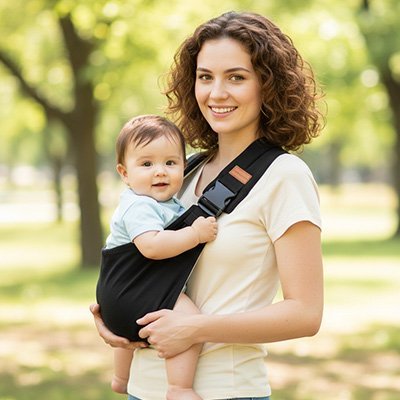 ECHARPE PORTE BEBE | Étreinte Nature™ - Bebe - nise