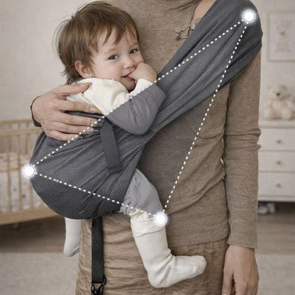 ÉCHARPE DE PORTAGE PHYSIOLOGIQUE | Ergonomique 0 - 20kg - Bebe - nise