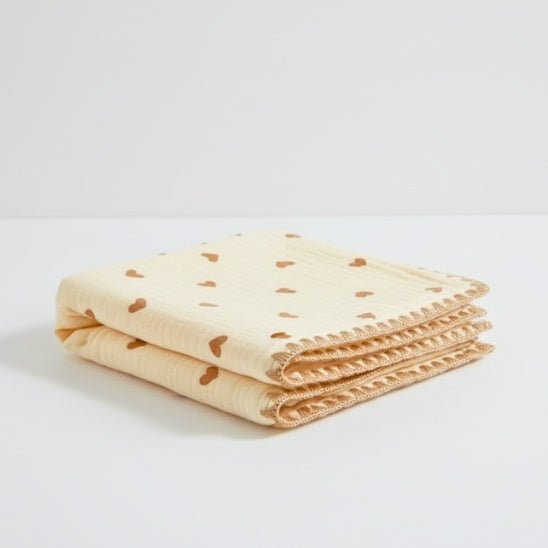 COUVERTURE BEBE COTON 4 COUCHES | ÉlynaBaby™ - Bebe - nise