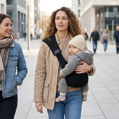 PORTAGE ECHARPE BEBE | Cocoonia™ - Bebe - nise