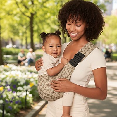 PORTE BEBE ECHARPE | Feuilline™ - Bebe - nise