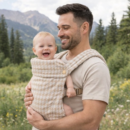 Porte Bebe Beige | Ergonomique & Confortable - Bebe-nise
