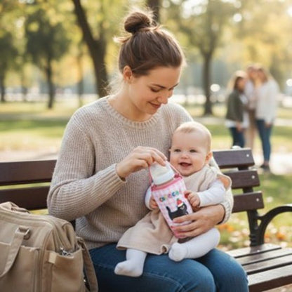 Porte biberon main libre| Pratique - Bebe-nise