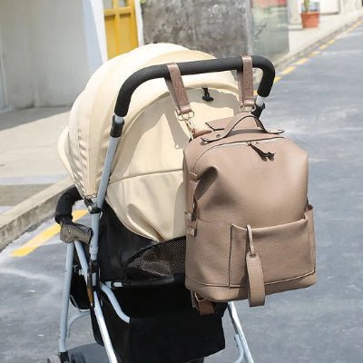 Sac à Langer Cuir Multifonctionnel